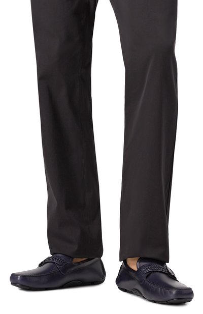 Кожаные мокасины driver FERRAGAMO, арт. 774655, фото 3