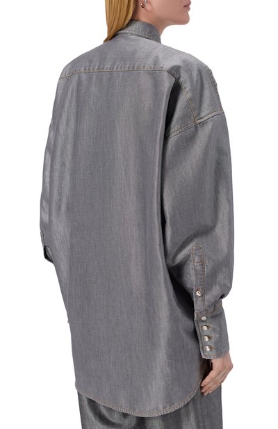 Джинсовая рубашка DARKPARK, арт. WSH21/DBK08W026, фото 4