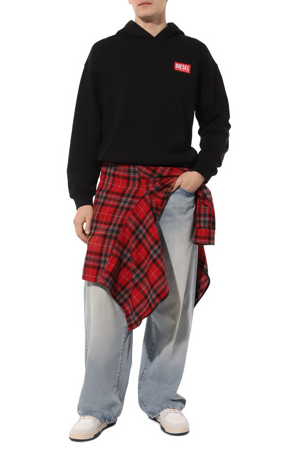 Хлопковое худи DIESEL, арт. A11592/0ILAC, фото 2