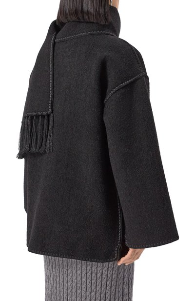 Шерстяное полупальто TOTEME, арт. 244-WR0918-FB0292, фото 4