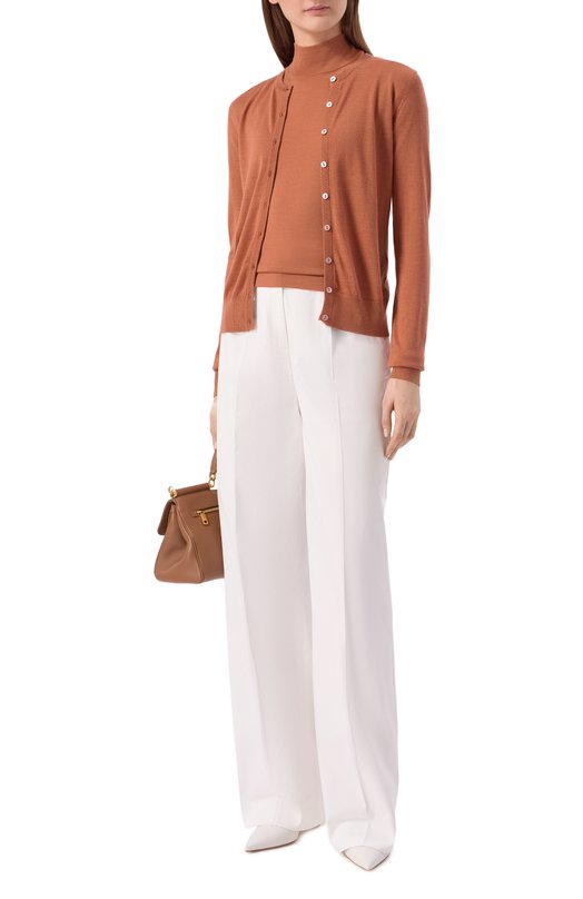 Кардиган из кашемира и шелка MVST M26.CSW.K411/JAIPUR Коричневый  M26.CSW.K411/JAIPUR Фото 2