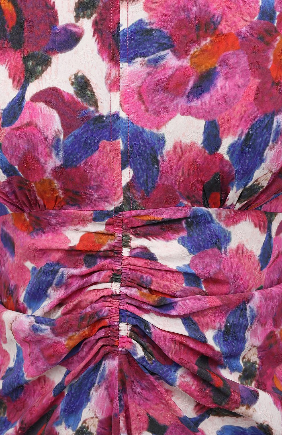 Платье из вискозы ISABEL MARANT розового цвета по цене 86550 руб., арт. R01998-21E026I/ALBISD, фото 5 Платье из вискозы ISABEL MARANT, арт. R01998-21E026I/ALBISD, фото 5