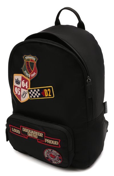Рюкзак DSQUARED2 черного цвета по цене 29950 руб., арт. DQ0453-D005T, фото 3 Рюкзак DSQUARED2, арт. DQ0453-D005T, фото 3