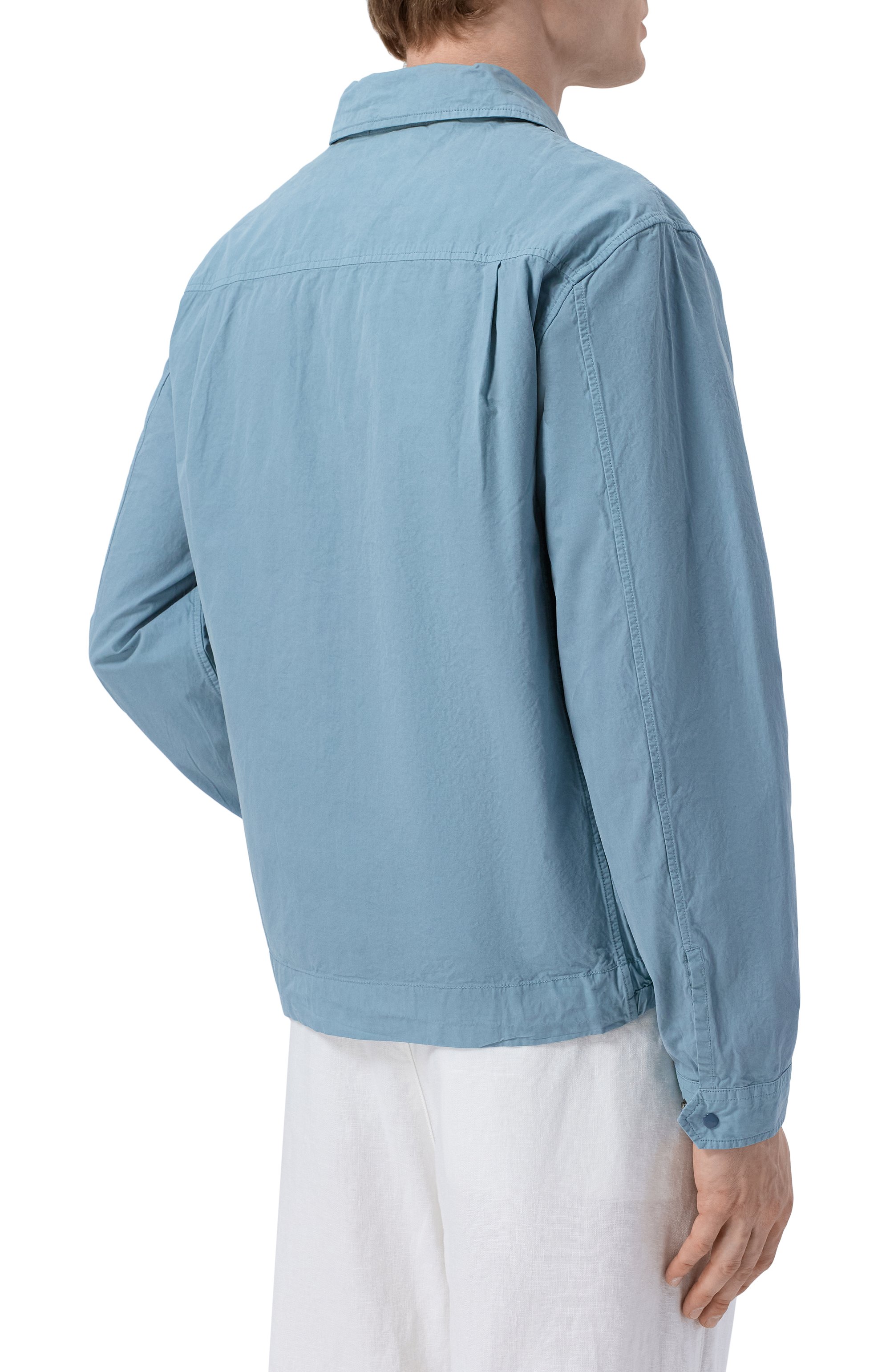 Хлопковая куртка-рубашка C.P. COMPANY, арт. 20CM0S077A/110324G, фото 4