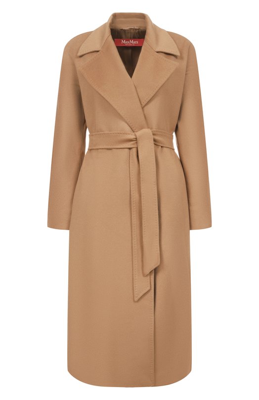 Кашемировое пальто Max Mara Studio EUCLIDE Бежевый EUCLIDE