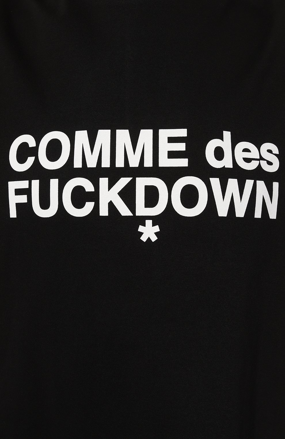 Хлопковое платье COMME DES FUCKDOWN черного цвета по цене 9920 руб., арт. CFABW00013, фото 5 Хлопковое платье COMME DES FUCKDOWN, арт. CFABW00013, фото 5