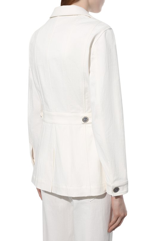 Джинсовый жакет Giorgio Armani 2SHGG0S5/T038R Белый  2SHGG0S5/T038R Фото 4