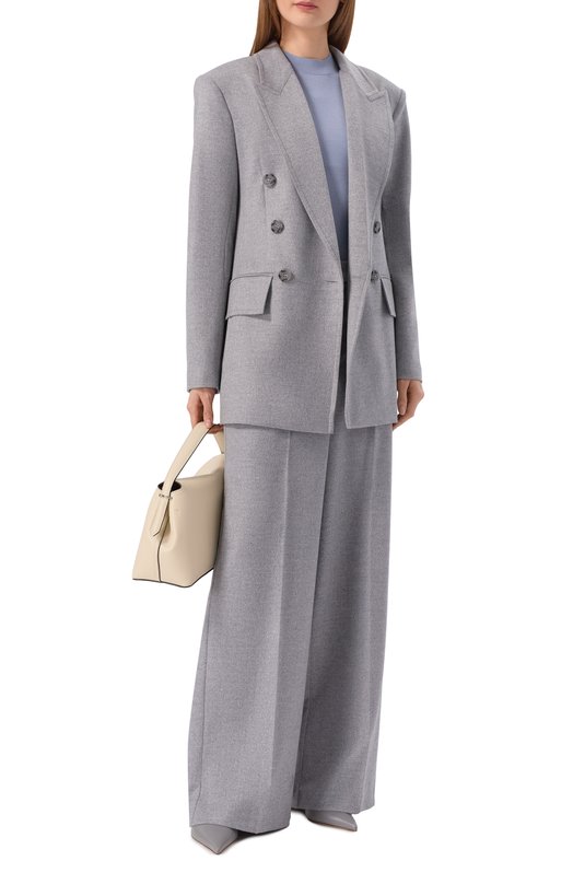 Брюки из шерсти и шелка Shervarli TR26-0020 Серый  TR26-0020 Фото 2