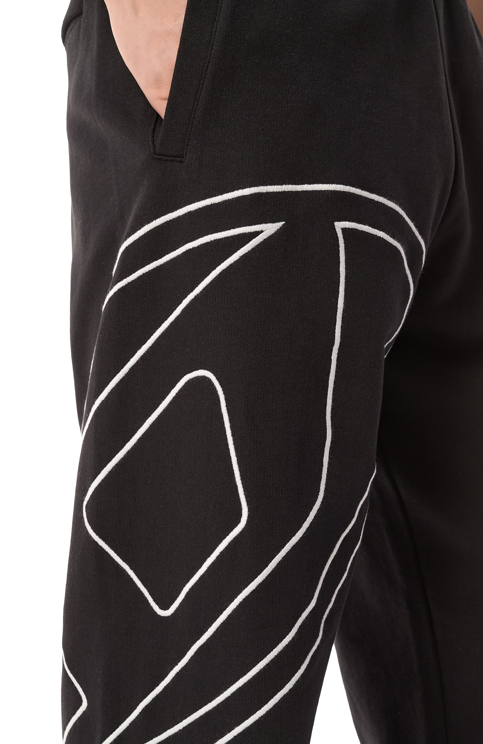 Хлопковые джоггеры DIESEL, арт. A11305/0GYCJ, фото 5