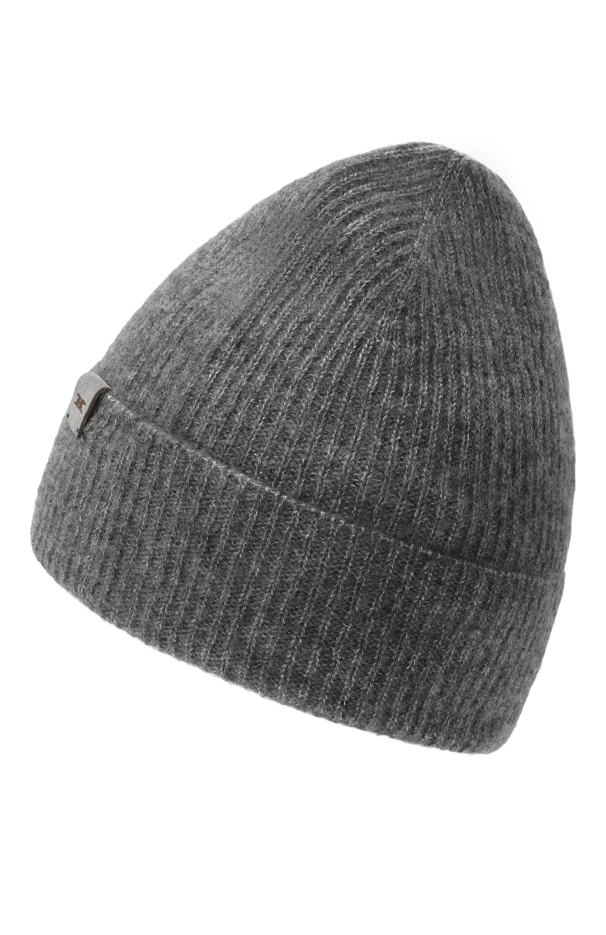 Шапка из кашемира и шелка KITON серого цвета по цене 34300 руб., арт. D60768K0501H03, фото 3 Шапка из кашемира и шелка KITON, арт. D60768K0501H03, фото 3