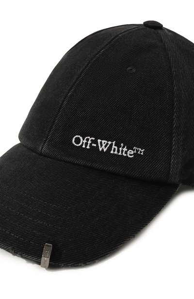 Хлопковая бейсболка OFF-WHITE, арт. 0MLB069F24DEN005, фото 4