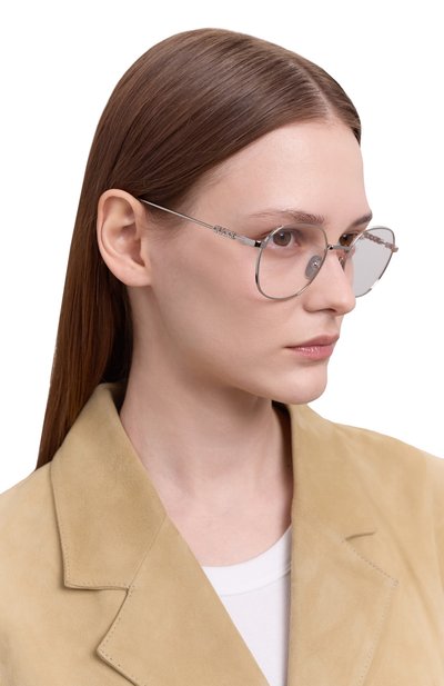 Оправа GUCCI серебряного цвета по цене 36500 руб., арт. GG1939 002, фото 2 Оправа GUCCI, арт. GG1939 002, фото 2