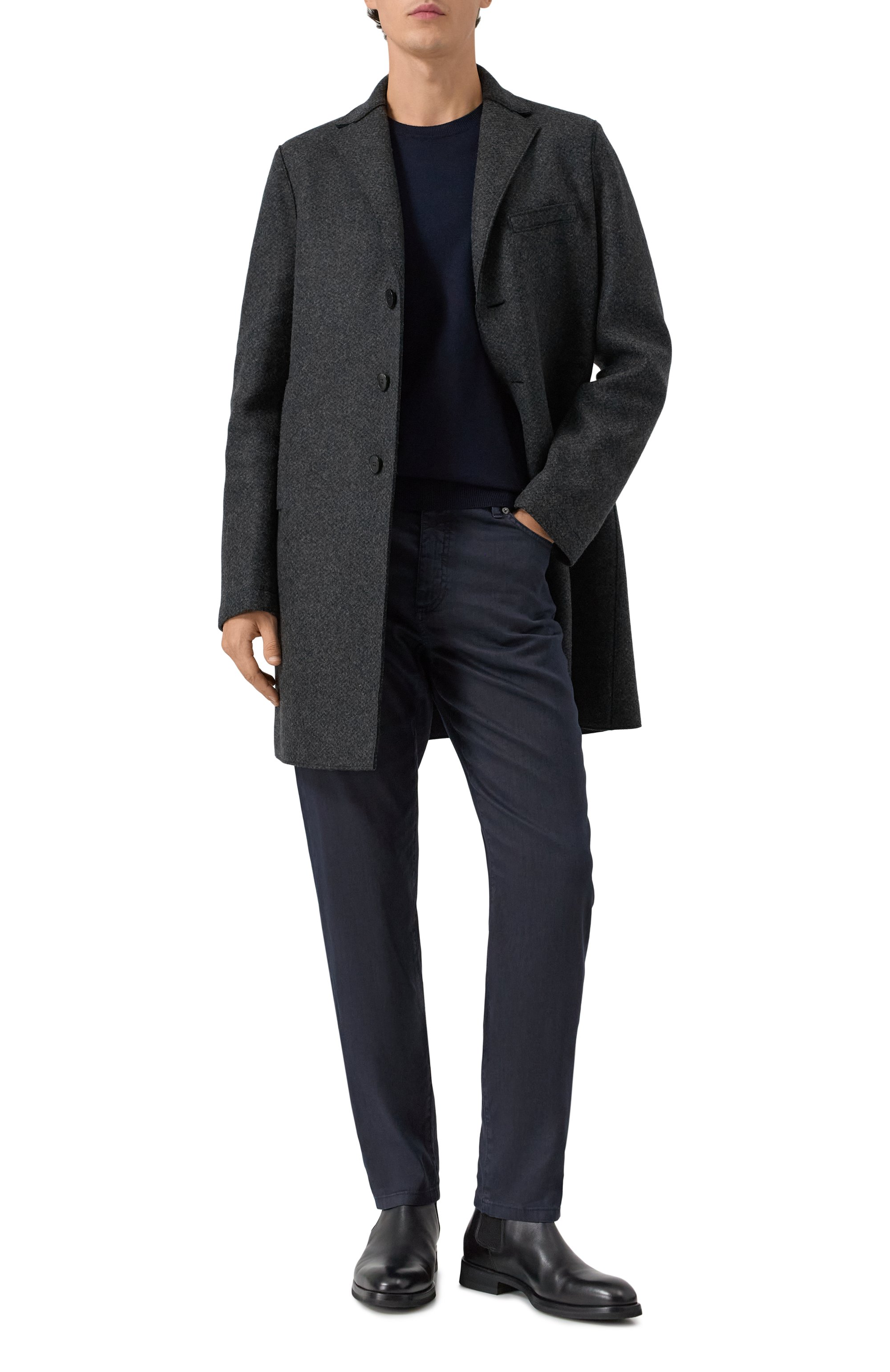 Пальто из шерсти и кашемира HARRIS WHARF LONDON, арт. CE9101MHF, фото 2