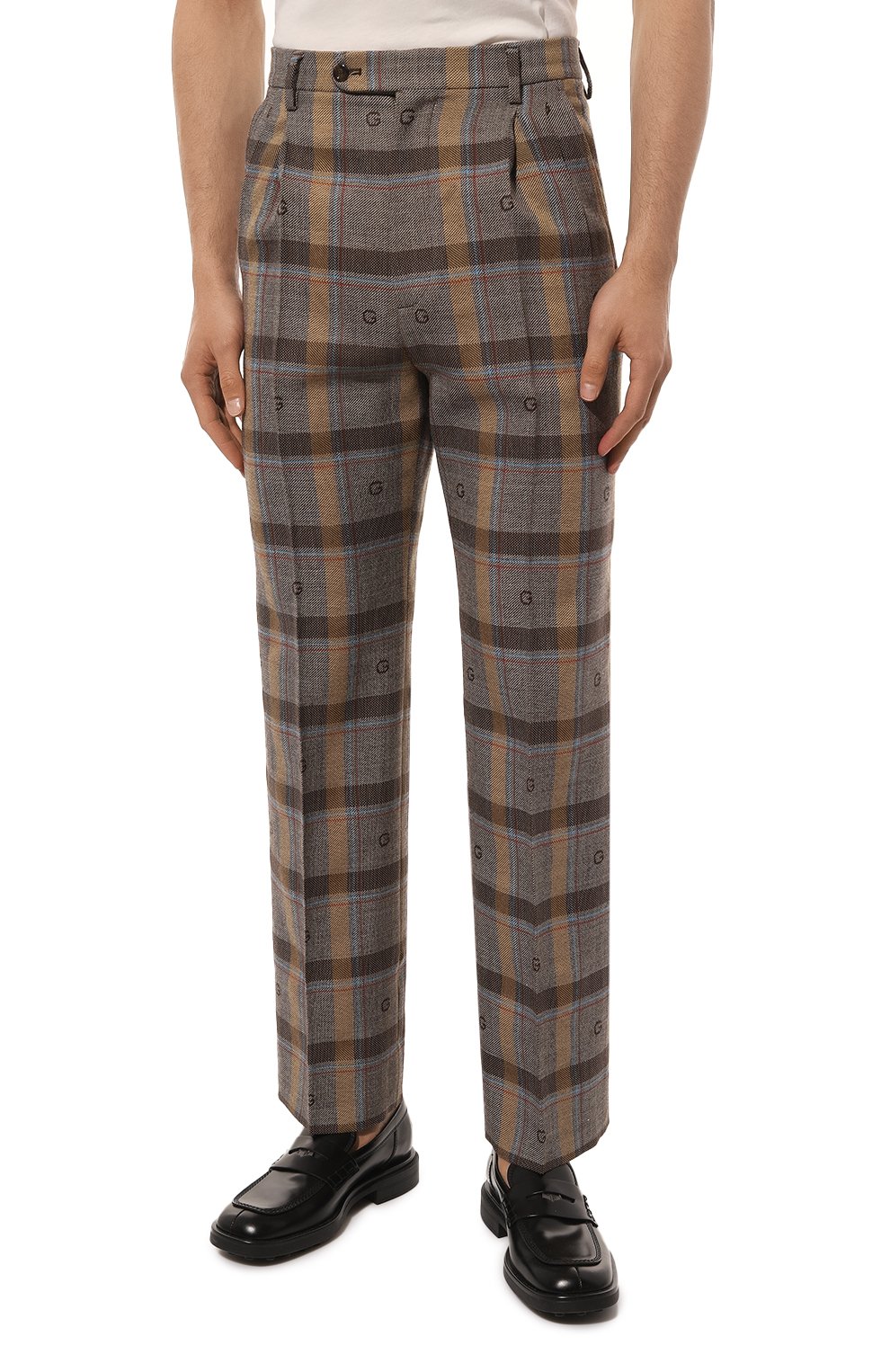 Шерстяные брюки GUCCI, арт. 675273 ZAHLM, фото 3