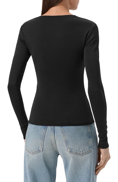 Лонгслив из шелка и хлопка 12 STOREEZ, арт. 135743, фото 4