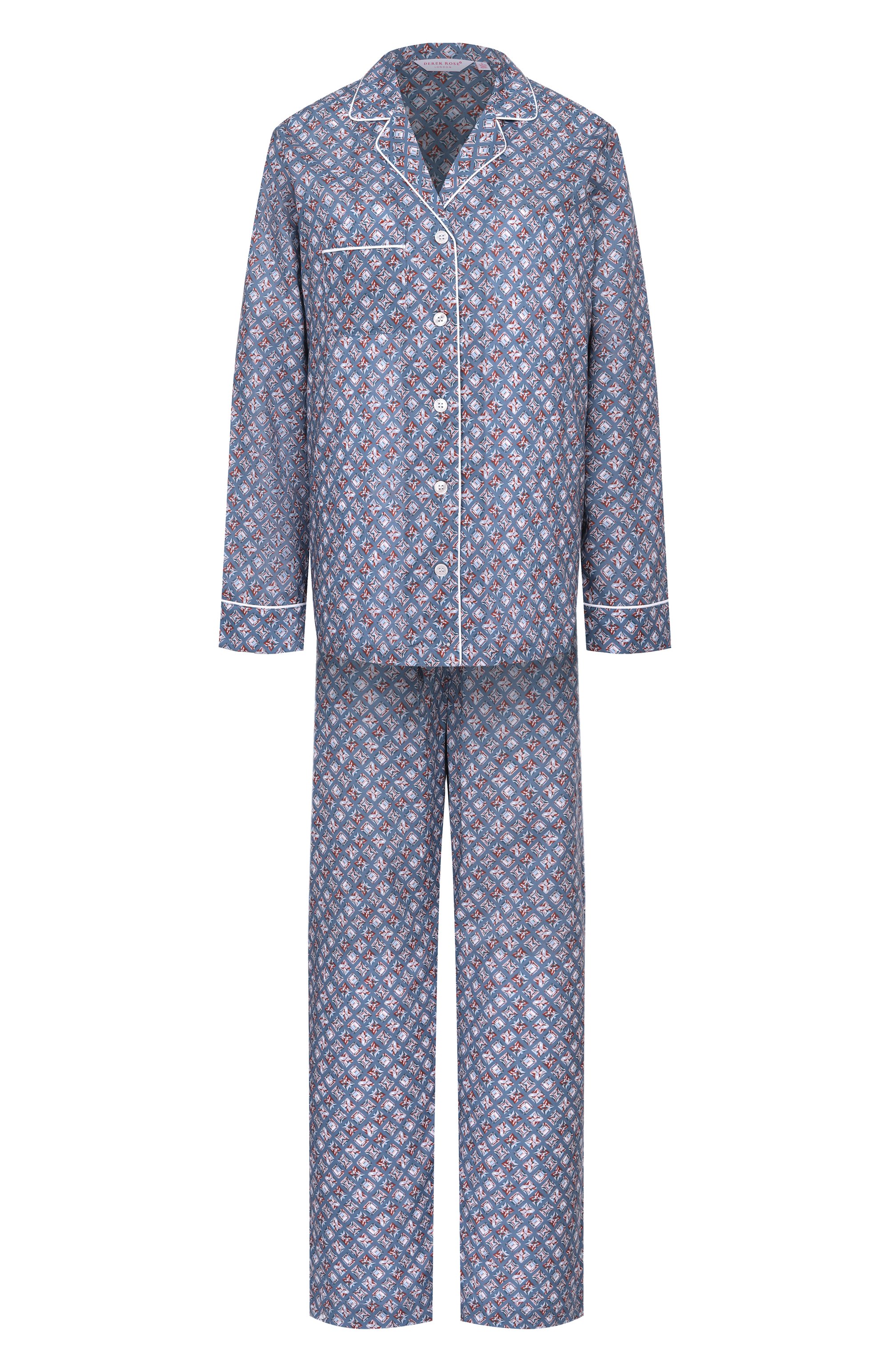 Хлопковая пижама DEREK ROSE, арт. 2012/LEDB091, фото 1