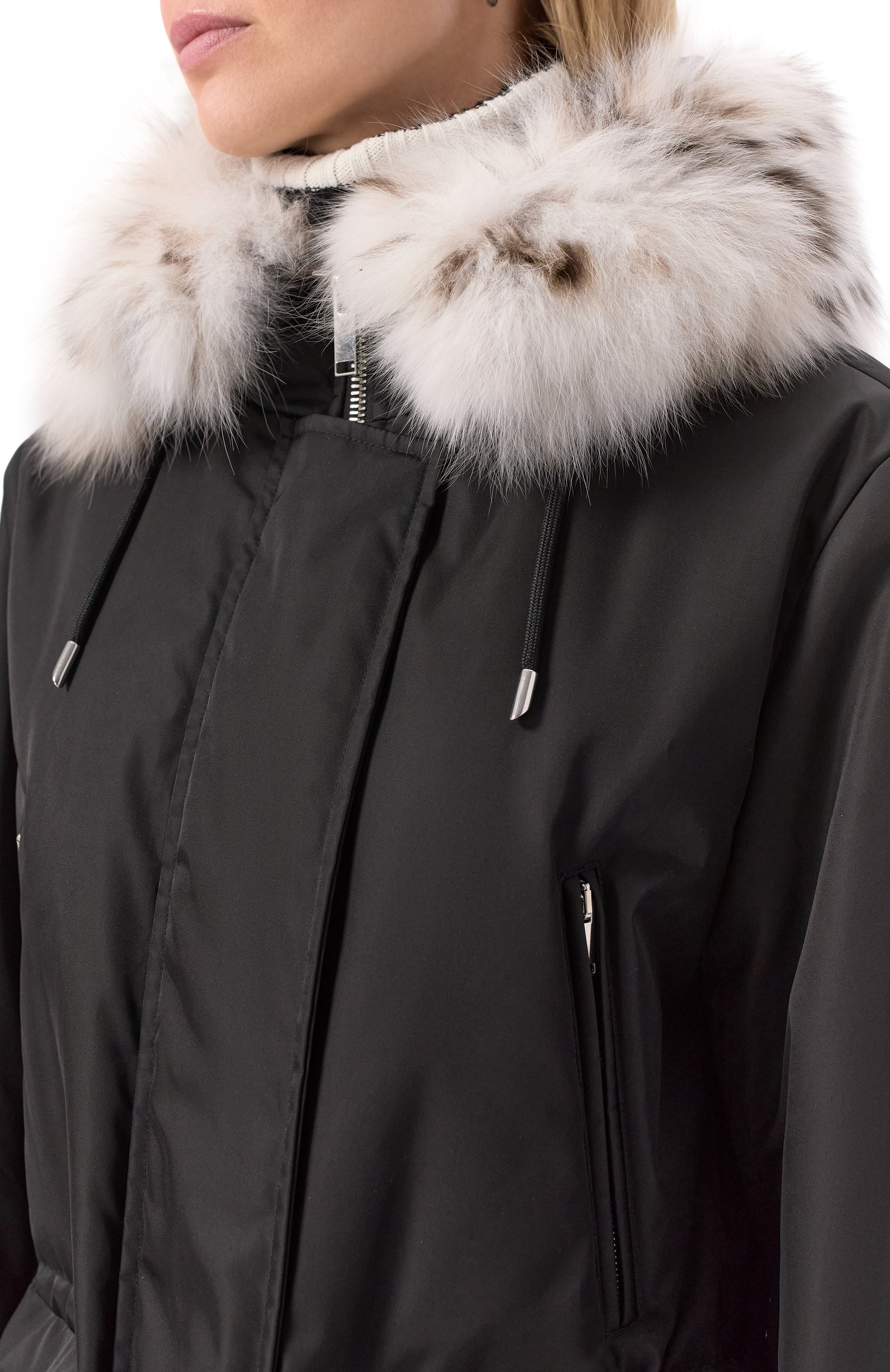 Пуховая парка с отделкой из рыси MVST, арт. FTBKB-Y554LX/GR1651, фото 5