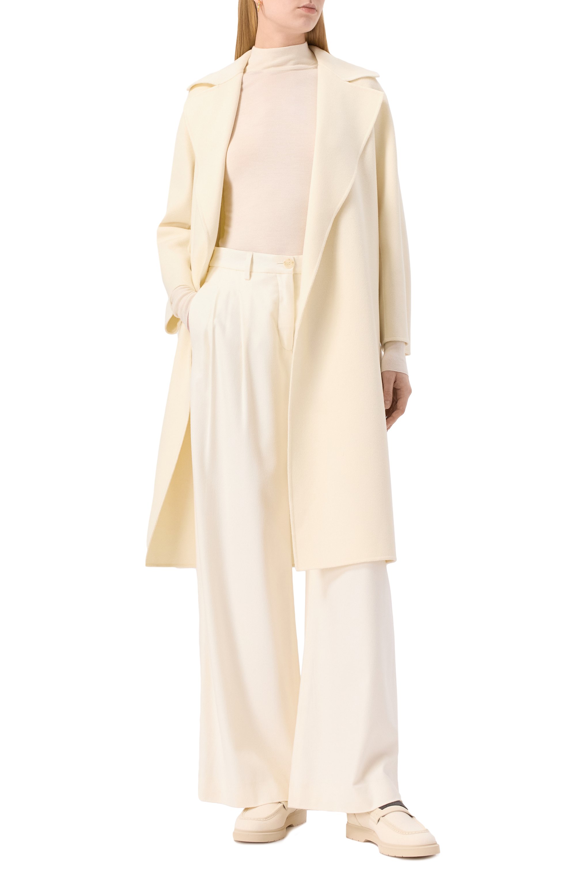 Шерстяное пальто MAX MARA STUDIO, арт. CLES, фото 2