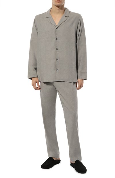 Пижама из хлопка и шерсти ZIMMERLI, арт. 4600-21001, фото 2