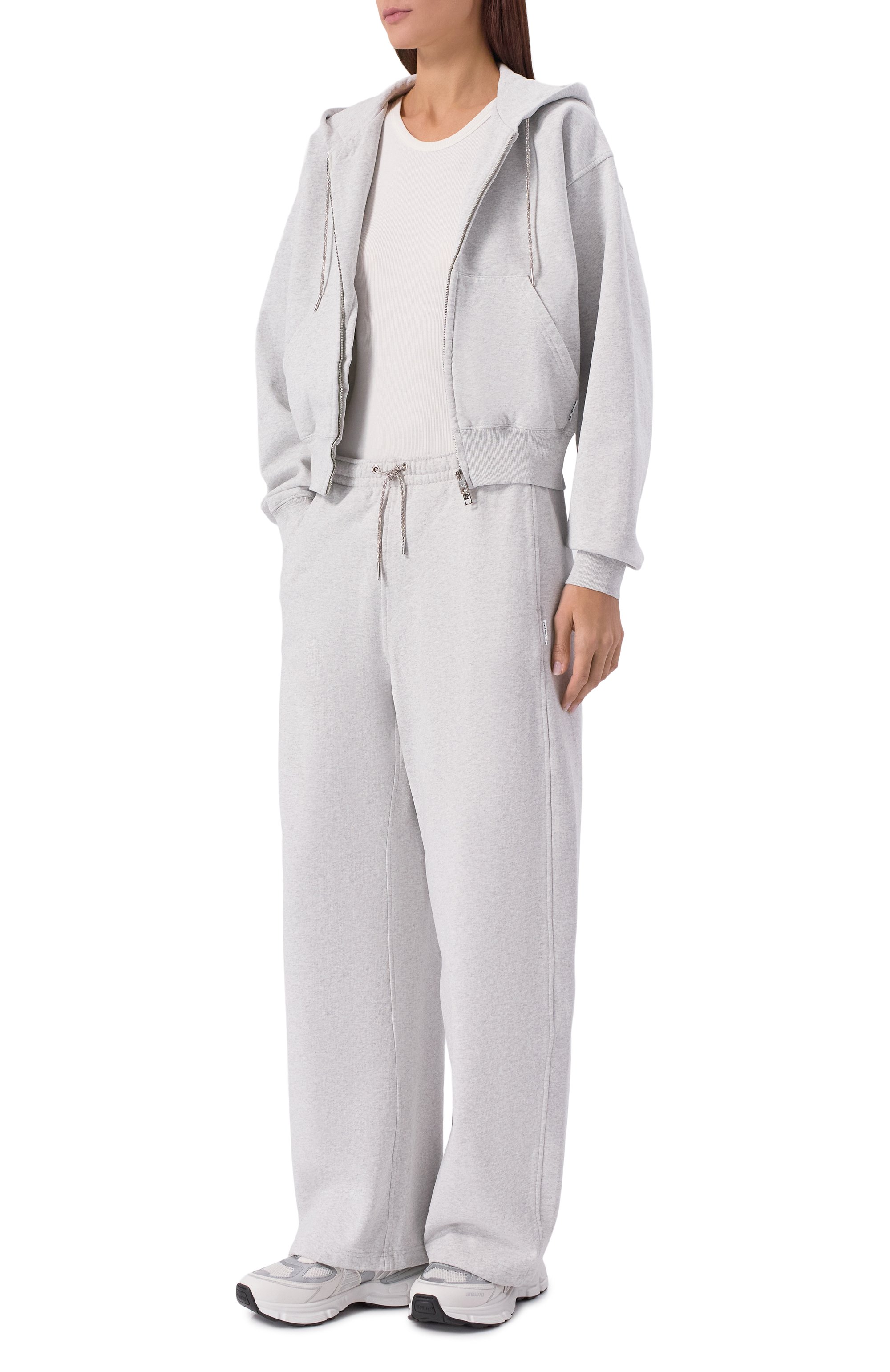 Хлопковая толстовка ALEXANDERWANG.T, арт. 4CC1252112, фото 2