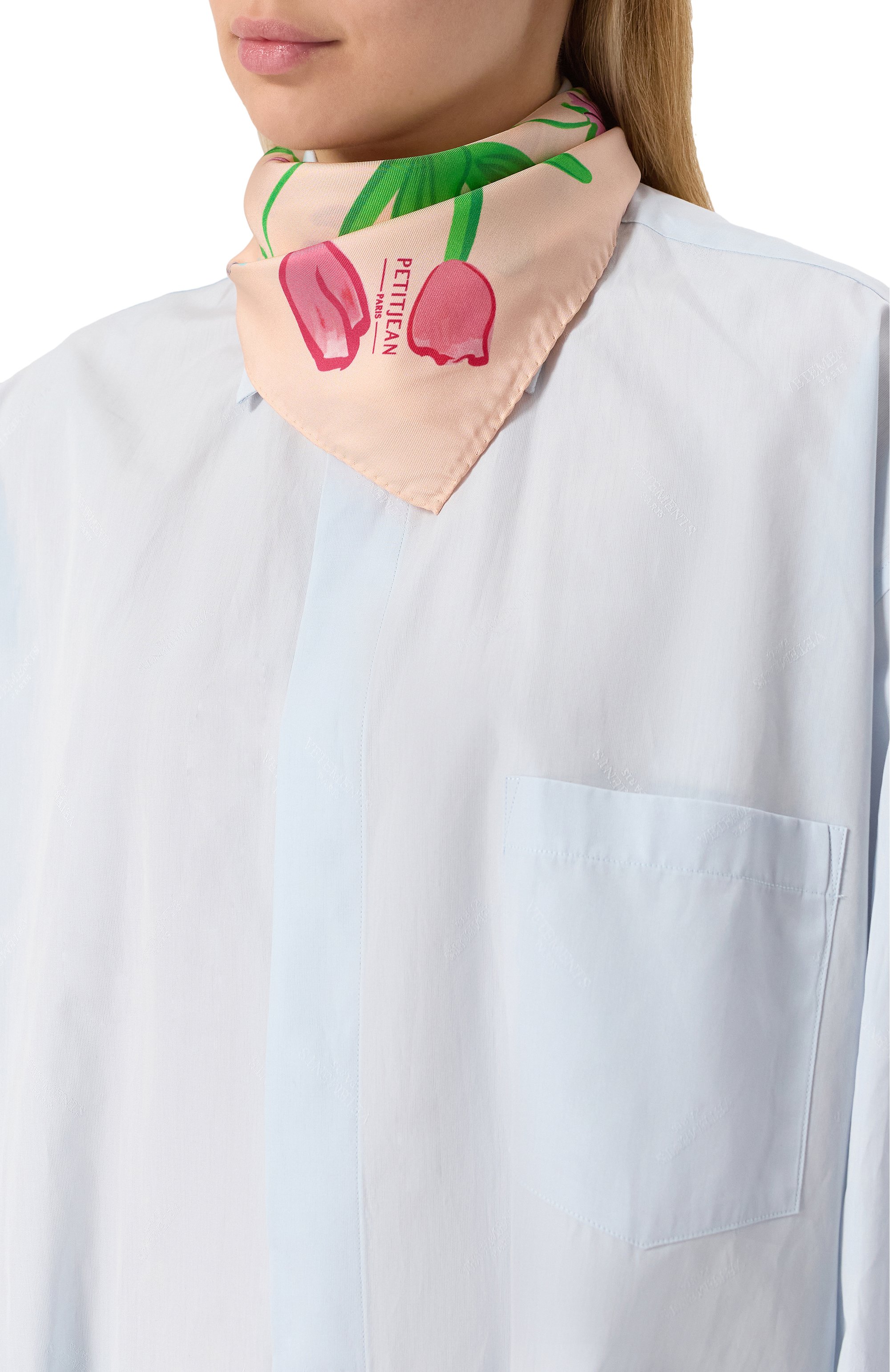 Шелковый платок herbarium PETITJEAN PARIS, арт. 19G2, фото 2