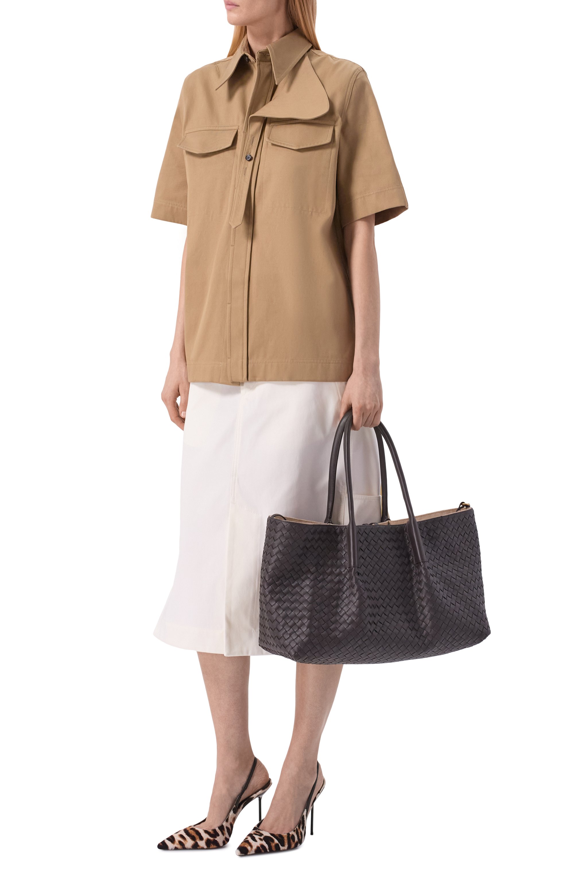 Двусторонняя сумка-тоут pinacoteca large BOTTEGA VENETA, арт. 817166/V5AG1_001, фото 3