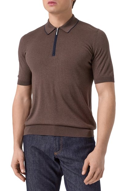 Шелковое поло GRAN SASSO, арт. 43166/23506, фото 3