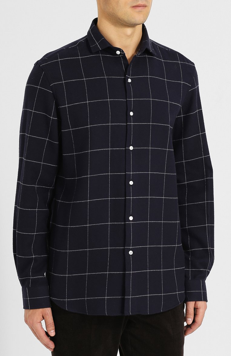 Хлопковая рубашка свободного кроя RALPH LAUREN, арт. 790720964, фото 1