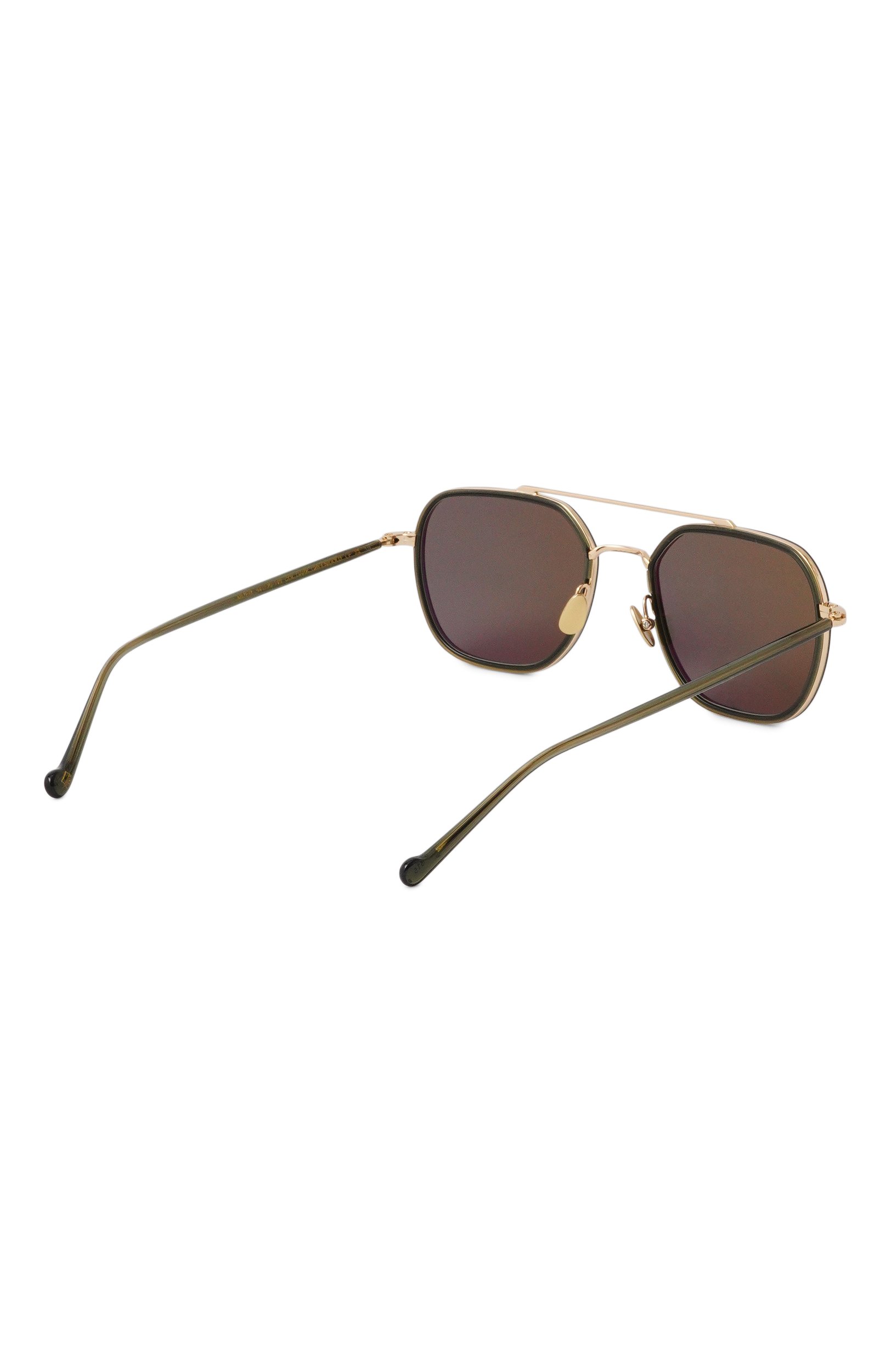 Солнцезащитные очки MOSCOT, арт. MIZER SUN DARK GREEN/G0LD G15, фото 3