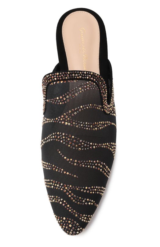 Сабо Raja Crystal Gianvito Rossi G93042.10RIC.C0ZNNTP Чёрный  G93042.10RIC.C0ZNNTP Фото 6