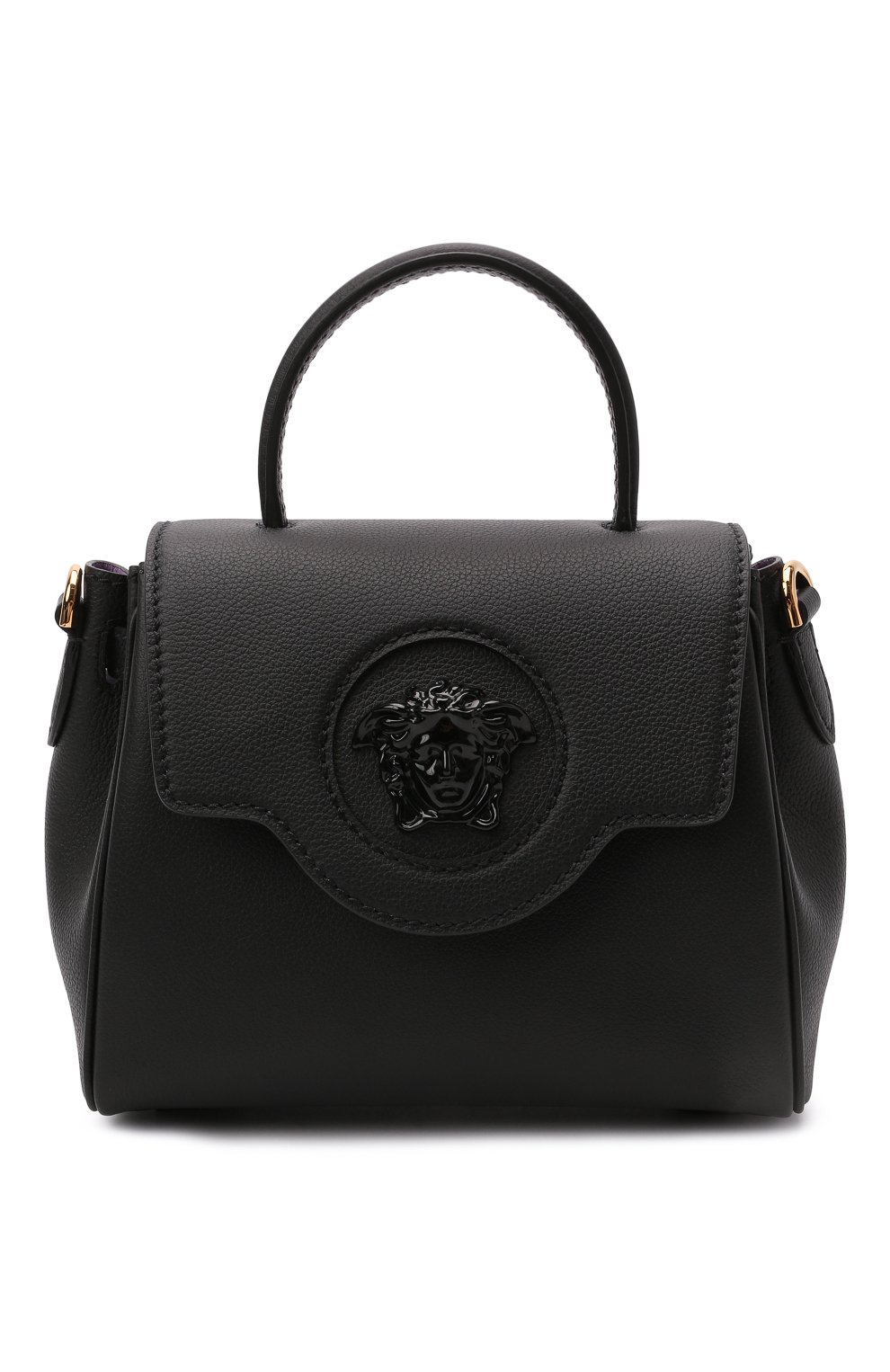 Сумка la medusa small VERSACE черного цвета по цене 263500 руб., арт. DBFI040/DVIT2T, фото 1 Сумка la medusa small VERSACE, арт. DBFI040/DVIT2T, фото 1