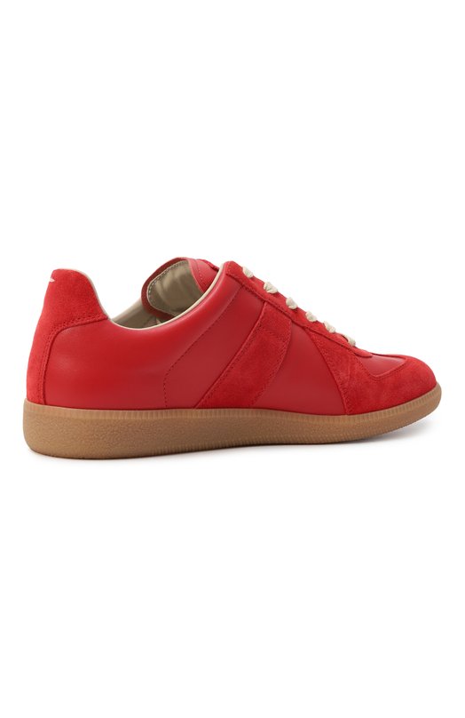 Кожаные кеды Replica Maison Margiela S57WS0236/P1895 Красный  S57WS0236/P1895 Фото 5