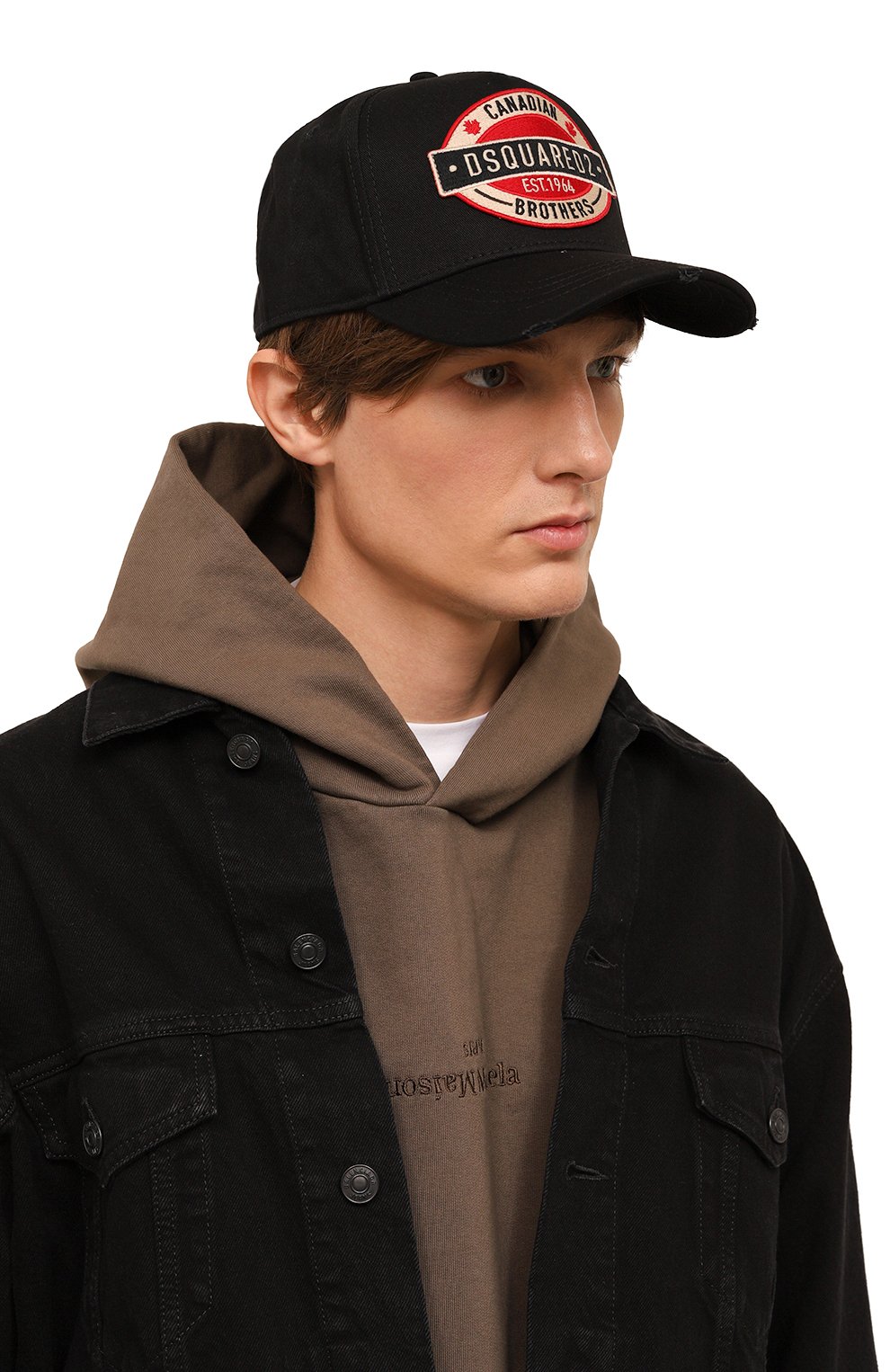 Хлопковая бейсболка DSQUARED2, арт. BCM0621 05C00001, фото 2