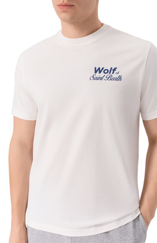 Хлопковая футболка MC2 Saint Barth ARN0001-03201I/ARN0TT Белый  ARN0001-03201I/ARN0TT Фото 5