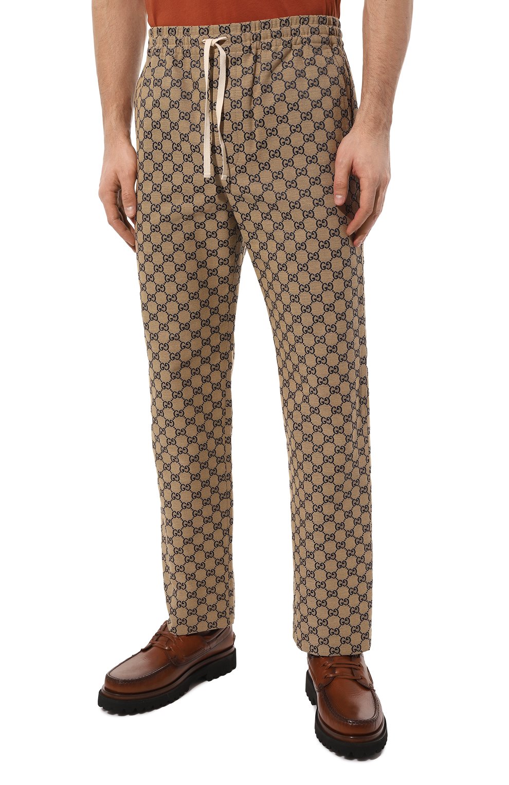 Хлопковые брюки GUCCI, арт. 658090 Z8AOV, фото 3