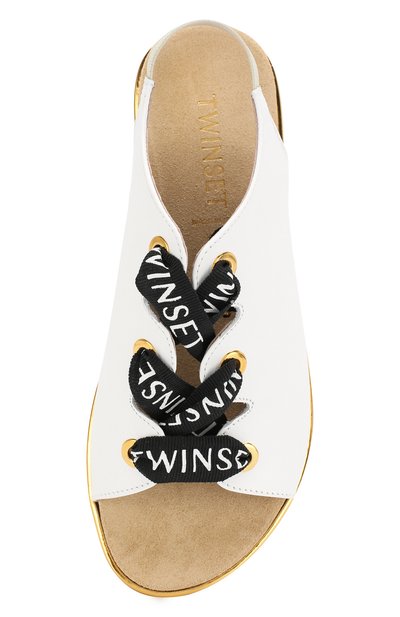 Кожаные босоножки TWINSET, арт. GCJ012/35-40, фото 4