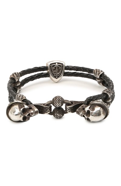 Браслет двойная петля веселого роджера GL JEWELRY, арт. M4401016-S97-01, фото 2