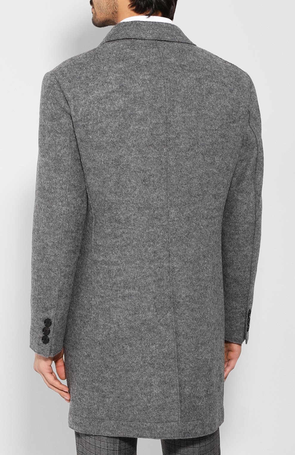 Шерстяное пальто BOSS, арт. 50417913, фото 4