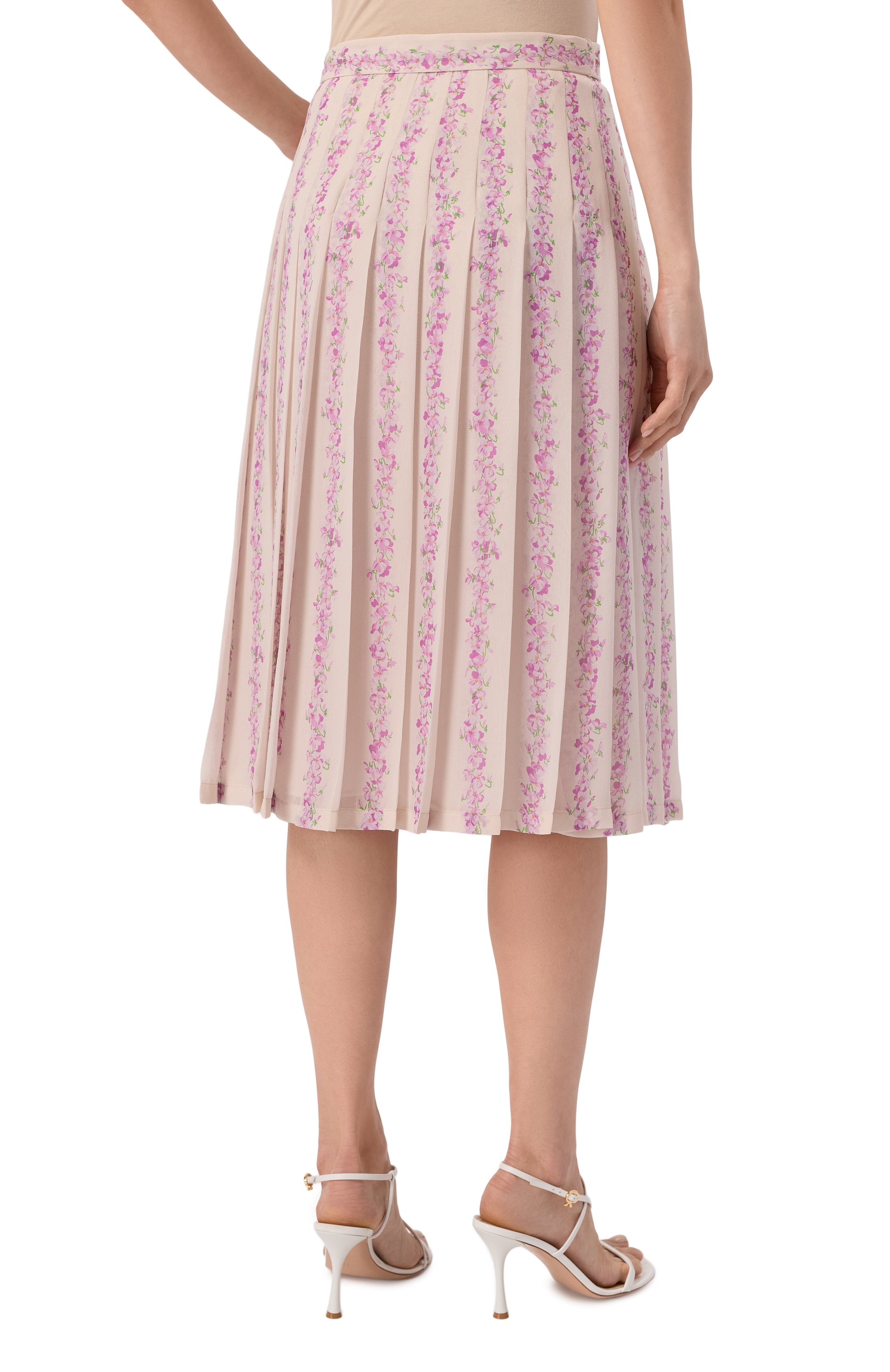 Плиссированная юбка VALENTINO, арт. 6B0RAD25/9AC, фото 4