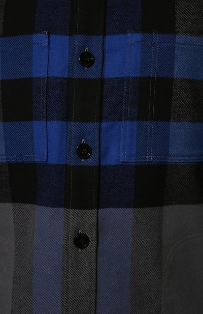 Хлопковая рубашка BURBERRY, арт. 8048120, фото 5