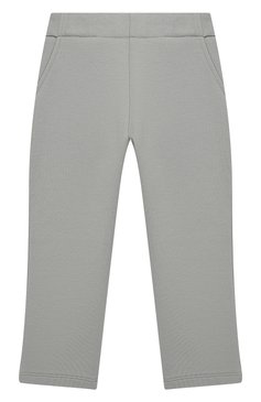 Детский комплект из толстовки и брюк EMPORIO ARMANI серого цвета, арт. 6DHVJ4/1JHSZ | Фото 4 (Нос: Не проставлено; Материал внешний: Хлопок; Материал сплава: Проставлено; Случай: Повседневный; Ростовка одежда: 6 мес | 68 см, 12 мес | 80 см, 24 мес | 92 см, 9 мес | 74 см, 36 мес | 98 см, 3 мес | 62 см)