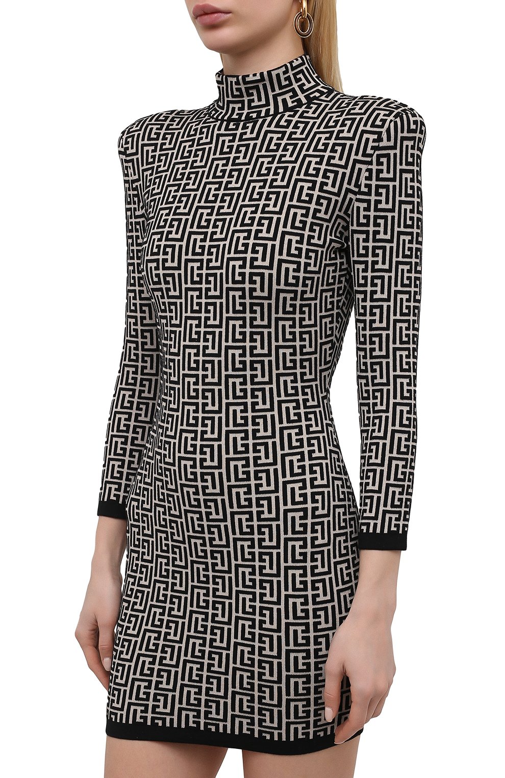 Платье из шерсти и вискозы BALMAIN, арт. VF0R8071/K253, фото 3