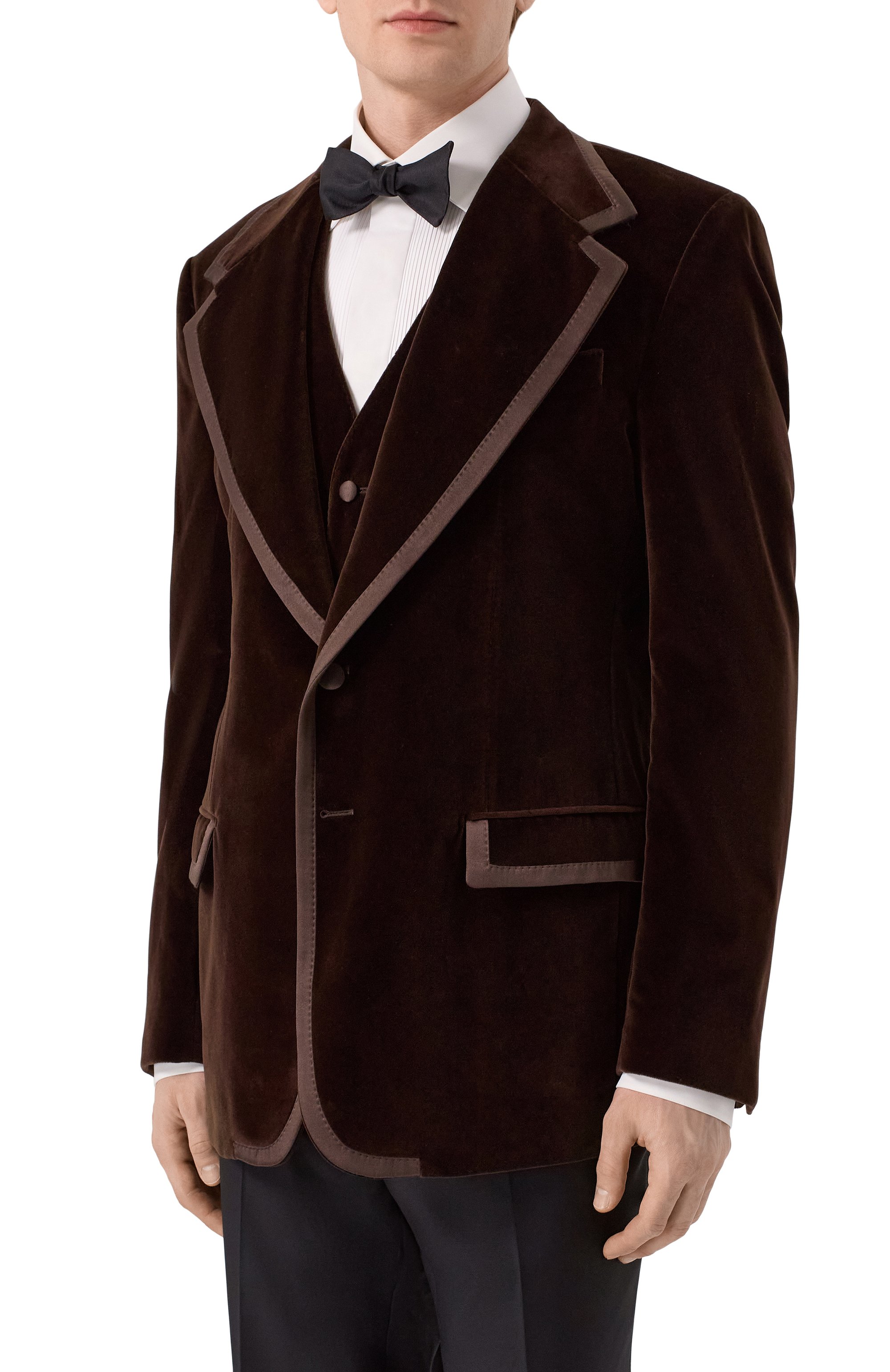 Бархатный пиджак DOLCE & GABBANA, арт. G2VP0T/FUVG7, фото 3