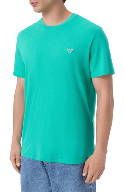 Хлопковая футболка EMPORIO ARMANI, арт. EM000574/AF20424, фото 3
