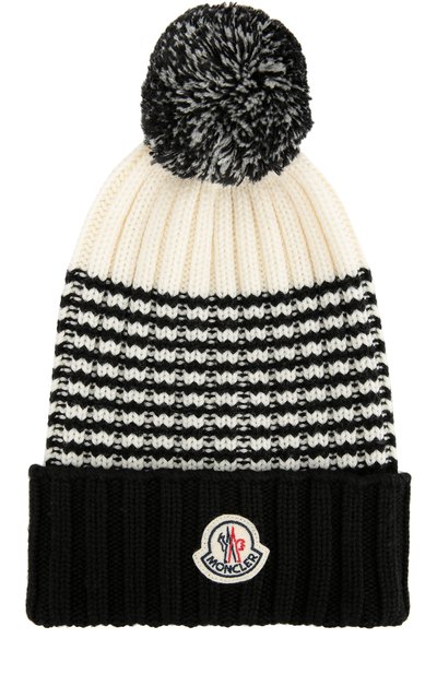 Шерстяная шапка с помпоном MONCLER, арт. B2-091-00351-00-09900, фото 1