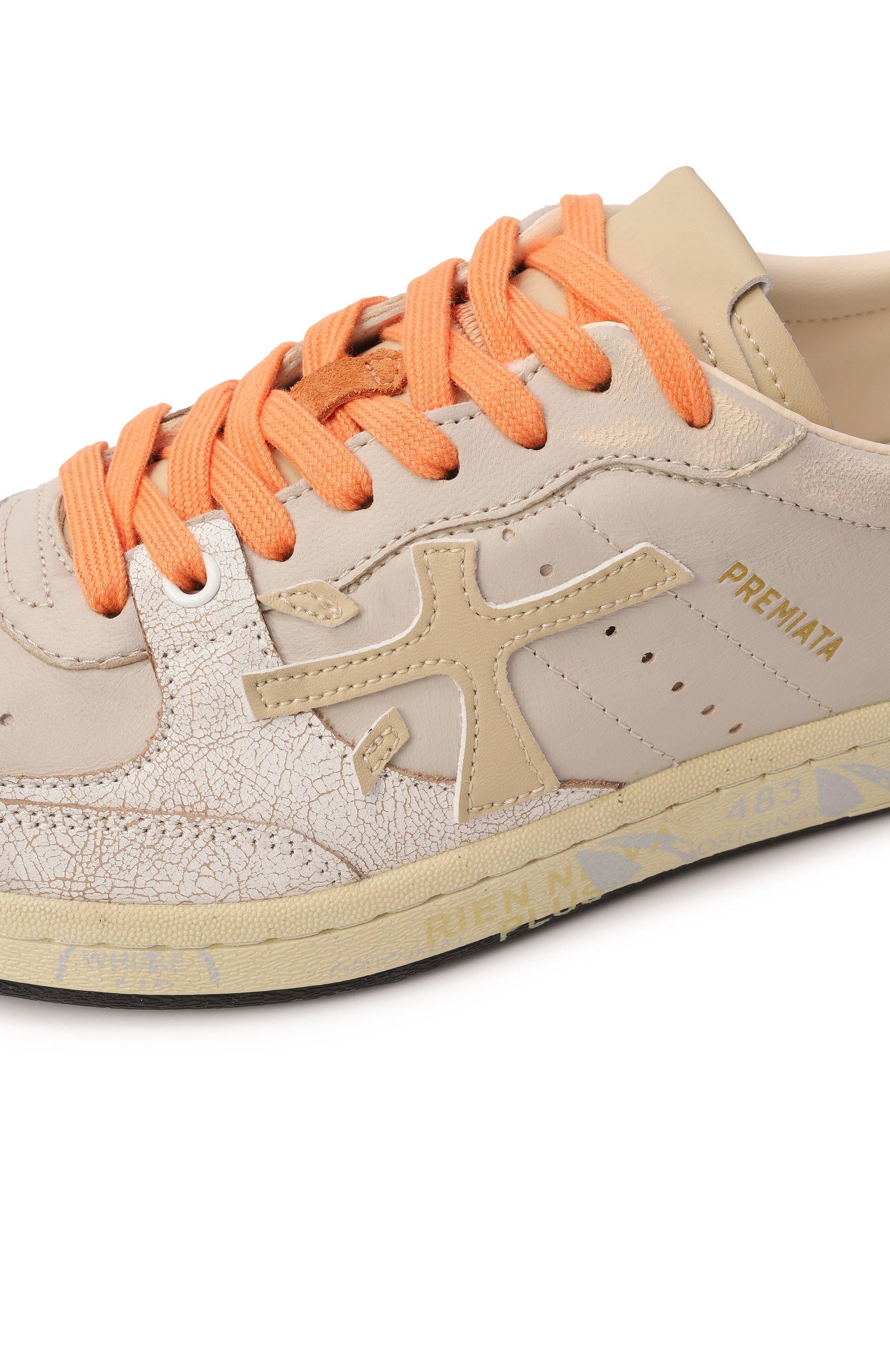 Кожаные кеды bskt clay-d PREMIATA, арт. BSKTCLAD/VAR 7315, фото 7