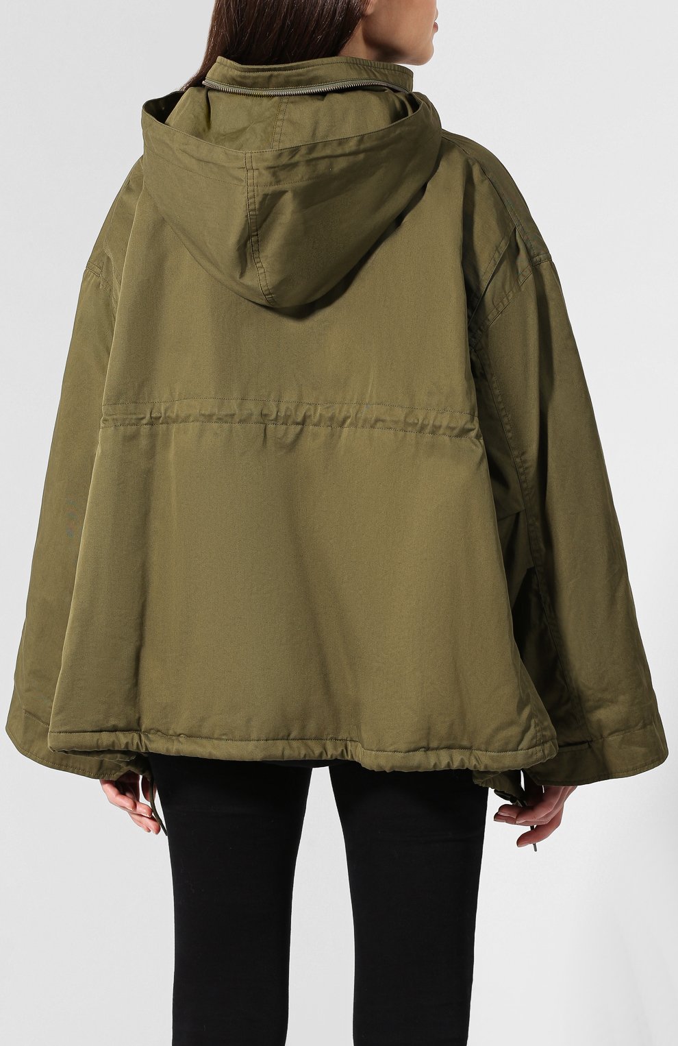 Хлопковая куртка BALENCIAGA хаки цвета по цене 217500 руб., арт. 583880/TBP01, фото 4 Хлопковая куртка BALENCIAGA, арт. 583880/TBP01, фото 4