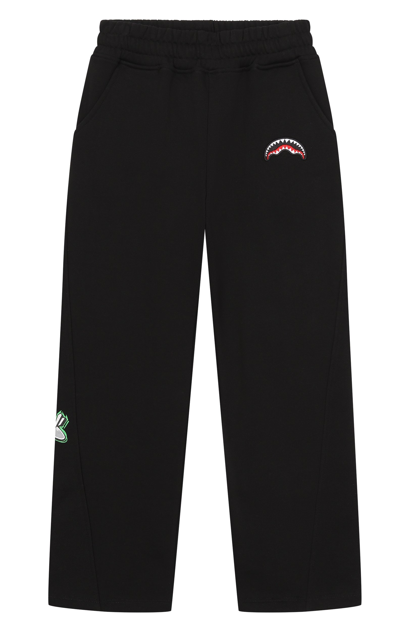 Хлопковые брюки SPRAYGROUND, арт. SPY1550GBLK/SPRAYGR0UND IN THE WALL 0VER PANTS BLK, фото 1