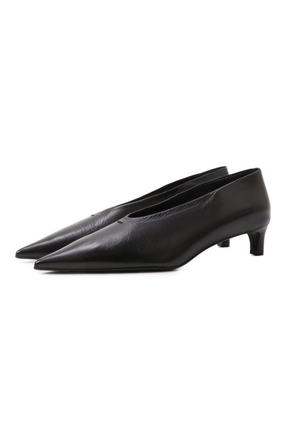 Женские кожаные туфли JIL SANDER, арт. J15WL0056/P8024