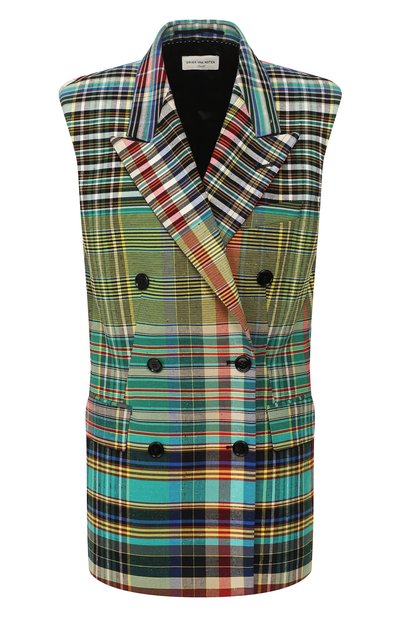 Женский хлопковый жилет DRIES VAN NOTEN, арт. 191-10440-7036
